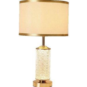 Lámpara de mesa de cristal con patrón de diamantes de lujo, LED E27 regulable para dormitorio, sofá, mesita de noche - Product Image 3