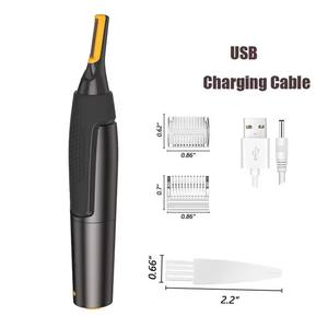 Tondeuse à sourcils électrique, <span class=keywords><strong>rasoir</strong></span> de précision ultra-mince, tondeuse électrique portable <span class=keywords><strong>pour</strong></span> les oreilles des hommes, <span class=keywords><strong>rasoir</strong></span> étanche <span class=keywords><strong>pour</strong></span> les poils du <span class=keywords><strong>nez</strong></span> - Product Image 1