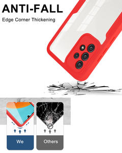 Pour Galaxy A33 <span class=keywords><strong>5G</strong></span> 360 couverture complète couleurs contrastées protecteur d'écran intégré coque souple antichoc pour <span class=keywords><strong>Samsung</strong></span> Galaxy ya23 A53 <span class=keywords><strong>5G</strong></span> - Product Image 4