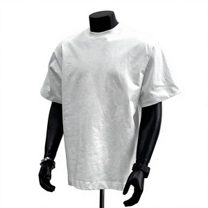 เสื้อยืดแขนสั้นผู้ชาย สีขาว ผ้าฝ้าย ทรงปกติ คอกลม แบบลำลอง ผ้าเจอร์ซีย์ถัก สีพื้น ดีไซน์เรียบ - Product Image 1