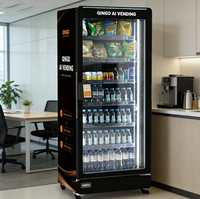 Máquina Expendedora Qingo de Respuesta Rápida con SDK para Gasolineras, Pantalla Táctil y Pago por Código QR para Bebidas y Aperitivos