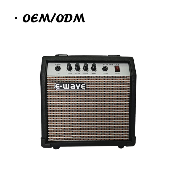 Factory Direct 20W Bass Amplifier - AIERKE PB-20 Compact Electric Bass Guitar Amp with Speaker