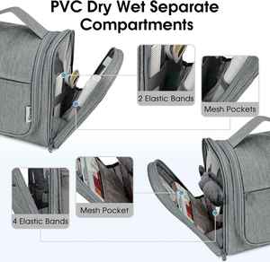 Hanging Toiletry Bag Men Travel Toiletries Bag Women Makeup Bag Cosmetic Bag - Product Image 5