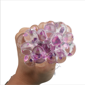 Pelota Antiestrés de Malla Colorida con Forma de Uva, Blanda y Agradable al Tacto, de Plástico y Goma, para Niños de 5 a 7 Años, Personalizable - Product Image 3
