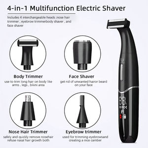 Recortadora Eléctrica Recargable Portátil para Hombre, para <span class=keywords><strong>Nariz</strong></span>, <span class=keywords><strong>Orejas</strong></span>, Vello Corporal, Recorte Indoloro de <span class=keywords><strong>Patillas</strong></span>, Cejas <span class=keywords><strong>y</strong></span> Barba, Cortadora de Plástico RV - Product Image 6