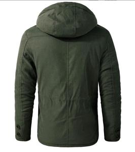 Wholesale Winter Fleece Jackets Casual <strong>Men's</strong> Warm <strong>Coats</strong> <strong>Long</strong> Sleeve Thick Cotton <strong>Mens</strong> Hooded Jacket Outwear - Product Image 5