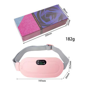 Ceinture chauffante menstruelle sans fil à affichage numérique portable, chauffe rapidement, avec fonction massage, pour femmes. - Product Image 4