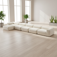 Canapé modulaire en nuages, idéal pour se détendre, adapté aux animaux domestiques, mobilier de salon - Grande Vente