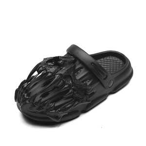 Men's Summer New Style One-step Leather Roman Casual Hollow-out Microfiber Upper Breathable Slip-On Slides <b>Beach</b> <b>Shoes</b> - Product Image 6