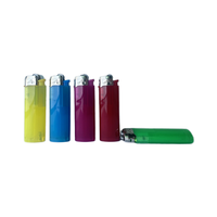 Briquet OEM portable en plastique à silex Allume-cigare de cuisine classique en métal Accessoire pour fumer jetable Logo personnalisé Cadeaux publicitaires