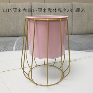 Modern Home Wrought Iron Fruit Gift <b>Basket</b> with Hollow Out Hanging <b>Storage</b> Wire <b>Baskets</b> Included - Product Image 5