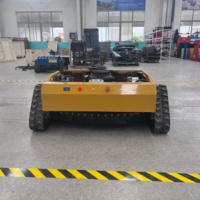 Cortacésped Robótico de Alta Resistencia con Alcance de Corte Ajustable de 1000 mm, Bajo Consumo de Combustible, para Terrenos Inclinados, Viñedos y Deshierbe de Campos Agrícolas