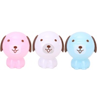 Taille-crayon pour enfants Deli 0550 blanc rose bleu mignon chien dessin animé taille-crayon pour enfants 576 pièces par carton