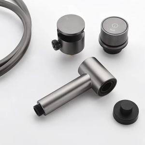 1706 Handheld Bidet Sprayer <strong>Bathroom</strong> Toilet Brass <strong>Shattaf</strong> High Pressure Bidet Faucet Diaper Sprayer Set with Hose Attachment - Product Image 1