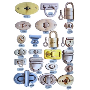 Tối Nickel kết thúc Kim Loại clasp | tùy chỉnh lật khóa Fastener và cơ chế khóa vuông cho túi xách đóng cửa - Product Image 3