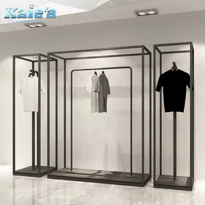 Metal Hanging Clothes Display <strong>Stands</strong> Men's Garment <strong>Rack</strong> <strong>Cloth</strong> Hanger <strong>Stand</strong> - Product Image 1