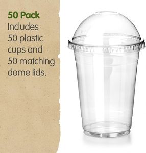 Factory Price Custom UV Printed Single Wall Clear 12-24oz Eco-friendly Disposable Plastic Cup Lid for <b>Boba</b> <b>Bubble</b> Milk Tea - Product Image 3
