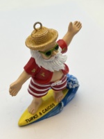 Porter des lunettes de soleil Cool Surf Santa Car Decoration Pendant Offre Spéciale le surf