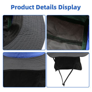 หมวกบักเก็ตกันแดด กันลม ระบายอากาศ สำหรับผู้ชาย เล่นกอล์ฟ ปีนเขา ตกปลา ใส่หน้าร้อน ปกป้องคอ - Product Image 2