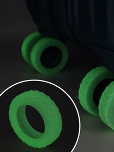 ปลอกหุ้มกระเป๋าเดินทางซิลิโคนพรีเมียม อุปกรณ์ป้องกันพร้อมคุณสมบัติการเดินทางที่สะดวกสบายสำหรับล้อกระเป๋าเดินทาง - Product Image 5