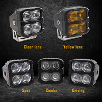 Ripdark brevet 12V/24V LED A-pilier fossé Pod lumières nouvelle lumière de travail de pare-chocs pour camions Bronco Wrangler F150 Tacoma Hilux