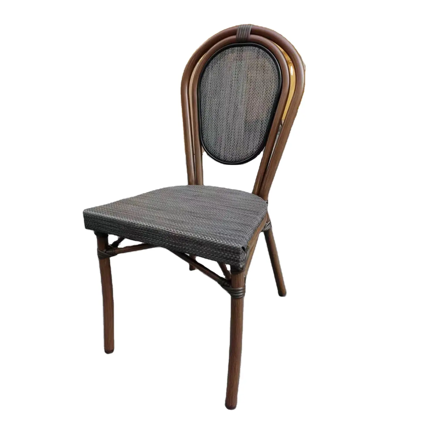 Складская мебель, быстрая доставка, уличная мебель для патио, стул из ткани для бистро во французском стиле, Парижское кафе, парижские стулья для бистро