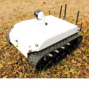 ชุดโครงรถถังหุ่นยนต์อัจฉริยะเพื่อการศึกษา พร้อมรีโมทคอนโทรลผ่านแอพ Wi-Fi  รางยาง  ระบบขับเคลื่อนสองล้อ  โช้คอัพ  กล้อง  สำหรับใช้งานกลางแจ้ง - Product Image 1