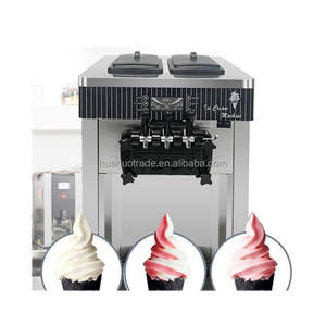 Machine à crème glacée molle, corps en acier inoxydable, système de réfrigération commercial, machine à cornets de haute qualité, utilisation facile - Product Image 4