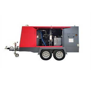 Kompresor Udara Sekrup Portabel Diesel 375CFM untuk Eksplorasi Geoteknik, Pengambilan Sampel Tanah, dan Pengujian Seismik - Product Image 2