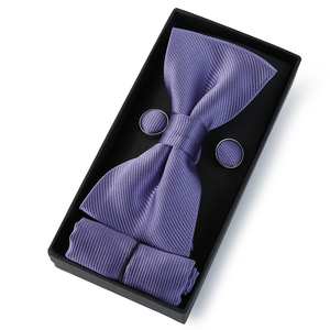Coffret Cadeau Luxe Doré pour Hommes : Nœuds Papillon, Mouchoirs de Poche et Boutons de Manchette Tendance pour Fêtes et Mariages - Product Image 6