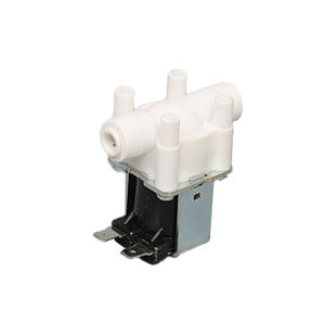 Válvula Solenoide de 1/4 pulgada para control de agua, pilotada electromagnéticamente para electrodomésticos con revestimiento de plástico y flujo unidireccional - Product Image 2