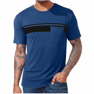 Anti-boulochage nouvelle mode 2025 t-shirts personnalisés en gros été hommes multicolore pas cher prix t-shirts pour hommes - Product Image 1