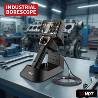 Boroscopio Industrial HD con Sonda de 4 mm, Cable Impermeable IP67 de 2 m, Pantalla IPS de 5 Pulgadas, Zoom 5X, Cámara Endoscópica de Video Portátil