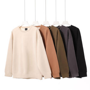 H5494 Clothing Vendor Wholesale Custom 300 Grams <b>100</b>% <b>Polyester</b> Fleece Men's Crew Neck Loose Fit Sweatshirts Spring Digital - Product Image 1