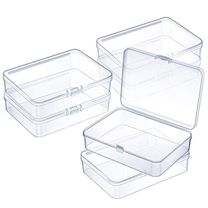 Boîte de rangement en plastique pour fournitures de bureau, puzzles, maquillage, bijoux, accessoires, jouets, matériel artistique et couture - Product Image 1
