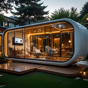 Cabaña Prefabricada Moderna Tipo Apple con Muebles Completos para Glamping, Resort Ecológico e Inversión en Airbnb - Product Image 4
