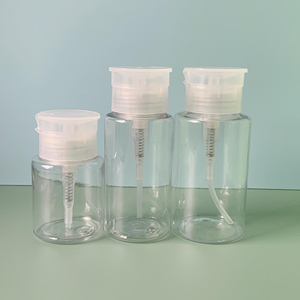 Botella de Plástico PP Ecológica de Lujo con Bomba Dosificadora para Jabón Líquido, Tónico Facial, Removedor de Esmalte de Uñas, 100ml, 150ml, 200ml, Marca LingKa - Product Image 4