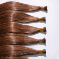 Extensions de cheveux humains doublement étirés en gros, extensions de cheveux à la kératine pré-collées, extensions de cheveux à pointe K, extensions de cheveux à pointe I