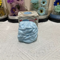 Jouet Squishy Donut Sans Rebond en TPR, Effet Beurre de Vaseline, à Remontée Lente, Cadeau Sensoriel pour Adultes et Enfants
