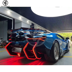Nuevo Kit de Conversión de Carrocería de Fibra de Carbono Seca con Tejido Twill Brillante y Envasado al Vacío, Ajuste 1:1, para Cubierta de Motor y Parachoques de Lamborghini Revuelto - Product Image 4