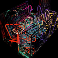 Mesa de Bar RGB Iluminada Personalizable LiqVis - Cabina de DJ con Pantalla LED de Alta Definición y Marco Duradero para Discotecas, Áreas VIP y Alquiler para Fiestas