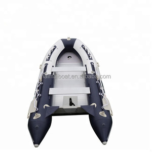 Yate Deportivo Inflable de PVC de 360 cm en Oferta, con Piso de Aluminio, Motor Fuera de Borda y para Deportes Acuáticos de Rescate - Product Image 2