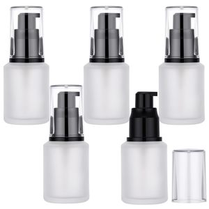 Frasco de Vidro Fosco para Base 30ml, Embalagem Cosmética Fosca com Bomba para Sérum Facial e Loção Líquida – Atacado - Product Image 5