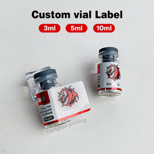 Etichette Adesive Impermeabili Personalizzate Resistenti all'Olio per Fiale da 10ml per Imballaggi Farmaceutici - Product Image 4