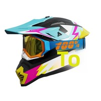 Casque de moto homologué DOT en ABS pour hommes et femmes, toutes saisons, respirant, intégral, pour VTT, sentiers forestiers
