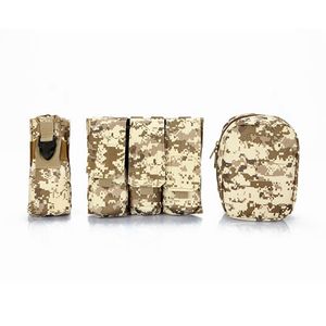 ชุดอุปกรณ์ยึดเข็มขัดแบบ Molle 3 ชิ้น สำหรับใส่แม็กกาซีน 3 ชิ้น และไฟฉาย  กระเป๋า Admin  ทำจากไนลอนกันน้ำ  ซองปืนแบบยุทธวิธี - Product Image 3