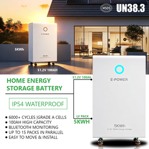 VICTPOWER 5.12kwh Lithium <b>Battery</b> 51.2v Bateria Solar 100ah 320ah Energy Storage at Home 6000 Cycle with CE Certification - Product Image 2