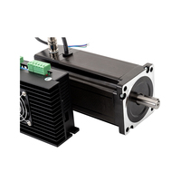 Motor Stepper Hibrida Nema43 3 Fasa 35nm dengan Driver, Braket Motor Stepper Besar Kustom Grosir MIGE