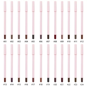 Lápiz Delineador de Labios Vegano Personalizado MLM, Pigmentado, Color Marrón Oscuro, Resistente al Agua, con Etiqueta Privada, Anti-Manchas - Product Image 3