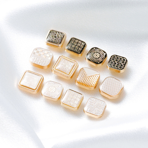 Jinyi Button Factory Benutzer definierte OEM ODM Metall <span class=keywords><strong>4</strong></span>-teilige Druckknopf Arabische Shirt Muster Logo Marke Zink legierung Thobe Druckknöpfe - Product Image 5